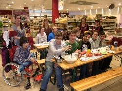 Oberstufe besucht Super-Bio-Markt